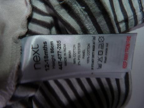 Next tričko zajíček vel. 86, next,86