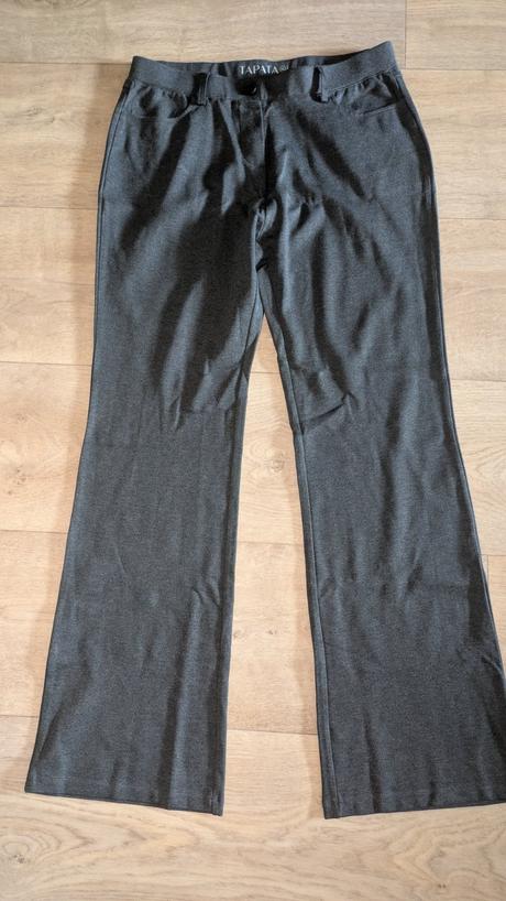 Ka731 dámské elastické kalhoty tapata v business s, 42