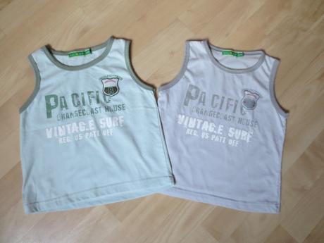 Letní tílka vel. 104- i pro dvojčata, 104