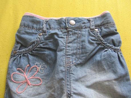 Kalhoty podšité bavnou., baby,74