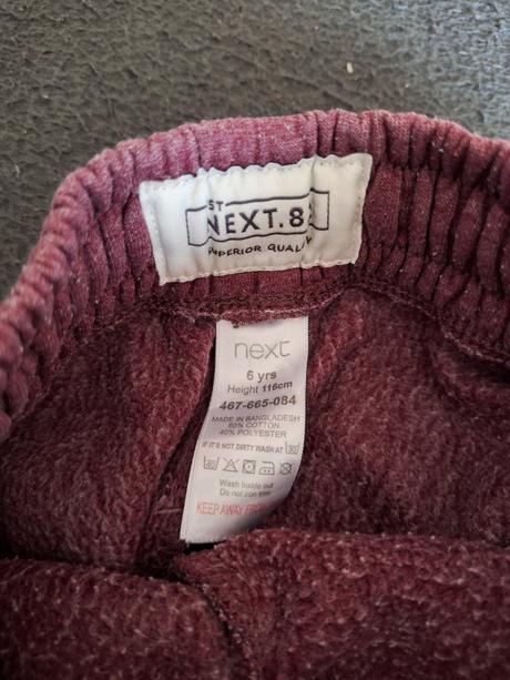 Dětské tepláky značky next, vel. 6 let., next,116