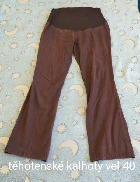 Těhotenské kalhoty 40, l