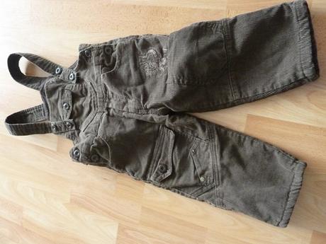 Manžestráky vyteplené fleesem, 80