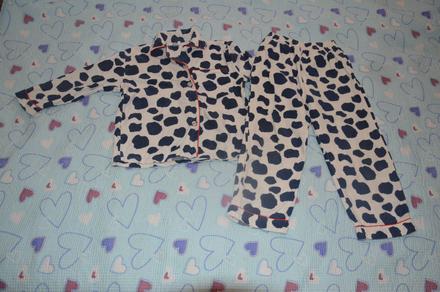 110 teplé flanelové pyžamo pyžamko, 110