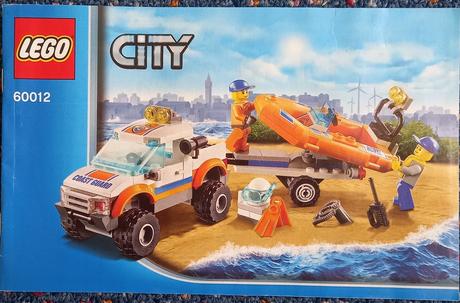 Lego city 60012 - džíp 4x4 a potápěčský člun.,