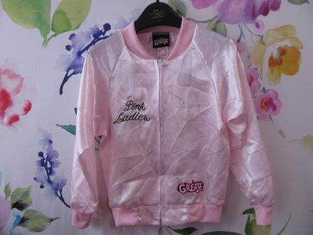 Luxusní saténová bunda pink ladies, 116