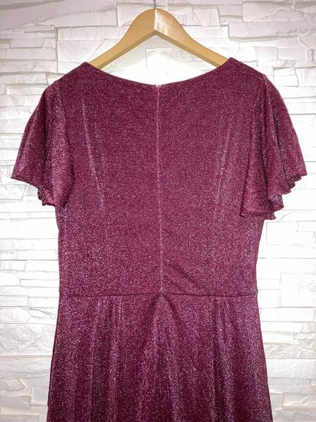 Dlouhé třpytivé plesové / společenské šaty, xl