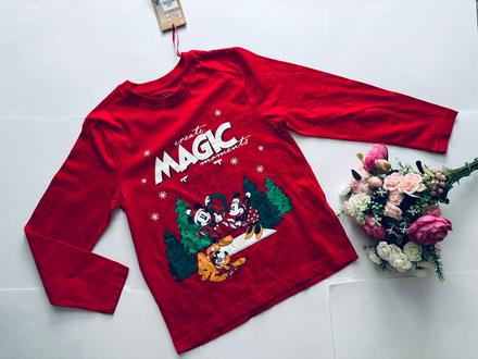 Triko disney vánoční - v.7/8 let, 128