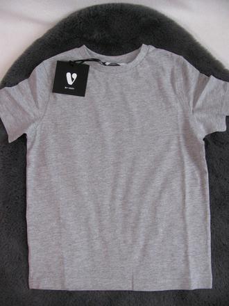 Šedé bavlněné tričko, 122