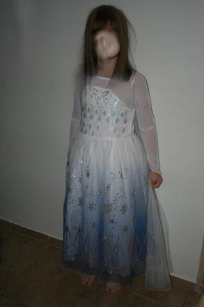 Kostým - šaty pro princeznu - bílé,