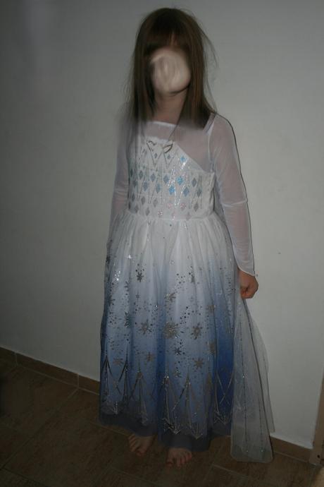 Kostým - šaty pro princeznu - bílé, 