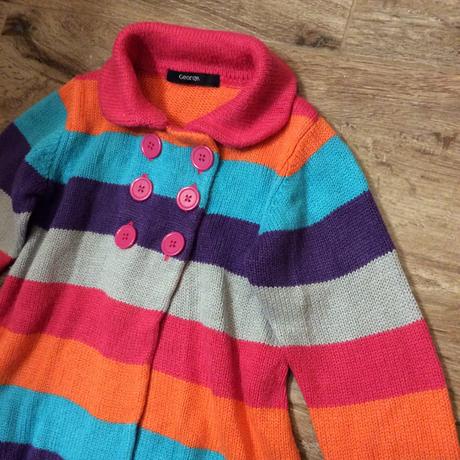 Dlouhý barevný svetr, george,110