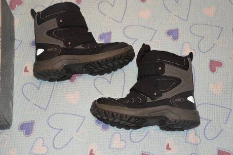 32 martes černé zimní boty waterproof, 32