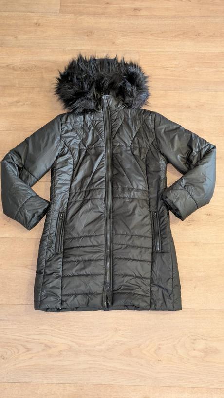 Teplá zimní bunda, kabát vel. s, s