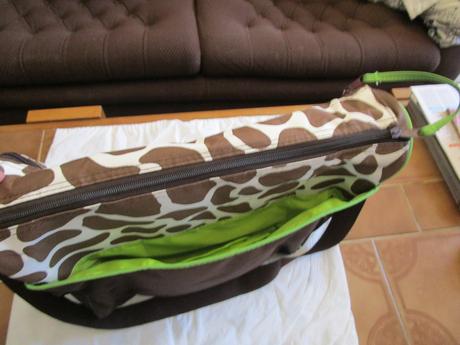 Nová přenosná hnědá taška na kočárek apod., 