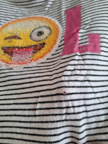 Měnící tričko tílko top vel. 134 / 140, h&m,134