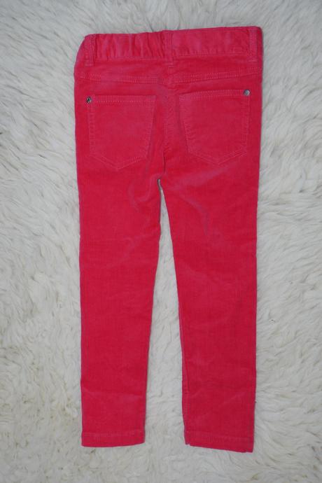 Ruzove uzke manzestrove kalhoty 98 karstadt, 98