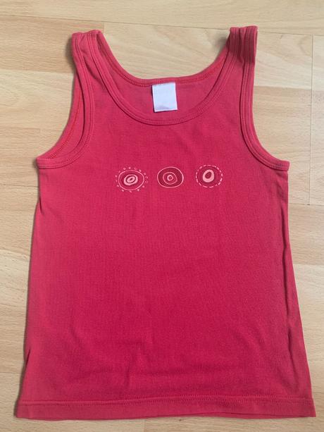 Malinové tílko & tričko streamline vel. 122/128, 122
