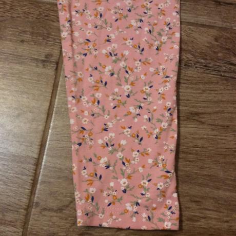 Květinkové bavlněné legíny, 116