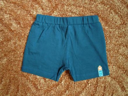 Modré kraťasy kraťásky šortky, 68