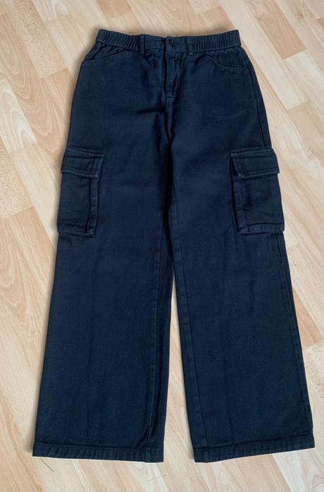 Kalhoty & kapsáče shein černé vel. xs/34, xs