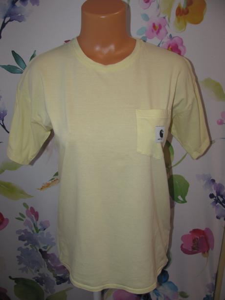 Dámské bavlněné žluté tričko carhartt., s