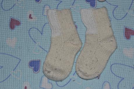 Teplé pletené ponožky 27 - 30 , 27