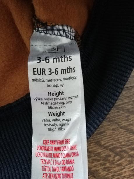 Pruhovaná mikina, f&f,68