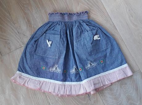 Suknička s výšivkou, dipa vel. 98/104, 98