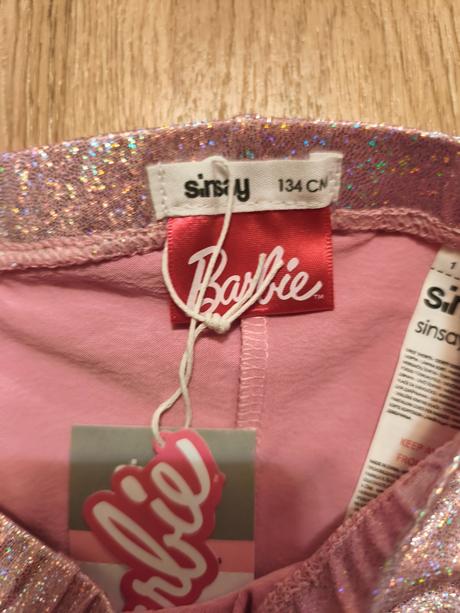 3/4 třpytivé legíny barbie 134/140, sinsay,134 / 140
