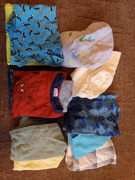 Balíček letního oblečení kluk 110/116, 104–116