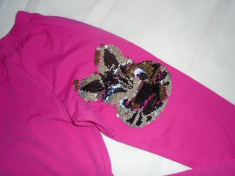 Leginy zajíc měnící měnivé flitry vel 134/140, 128 / 134 / 140