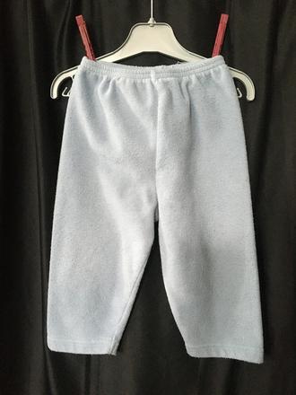 Vel. 80 modré flísové tepláky, 80