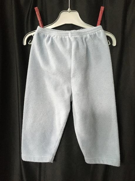 Vel. 80 modré flísové tepláky, 80