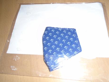 Rouška nano certifikát dětská do 7 let kotva námoř, 