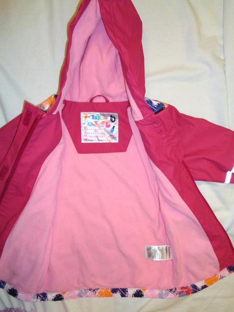 Luxusní srdíčková bunda podšitá flízem 86/92, lupilu,86 / 92