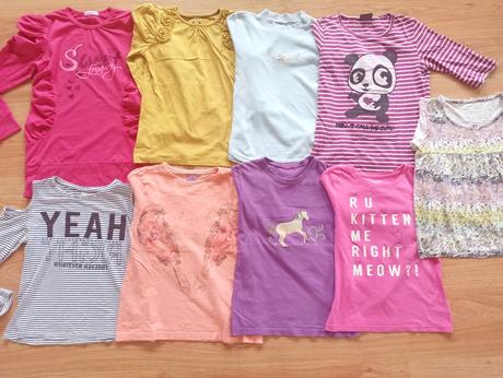 Trika dívčí s dlouhým rukávem vel.128-146, 128