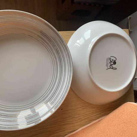 Porcelánové hluboké talíře, 