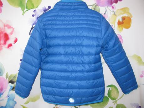 Přechodná prošívaná modrá bunda tchibo, tchibo,140