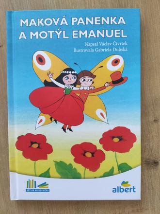 Maková panenka a motýl emanuel kniha nová,