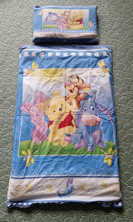 Kompletní set povlečení do postýlky medvídek pú, šířka (cm): 80,délka (cm): 130