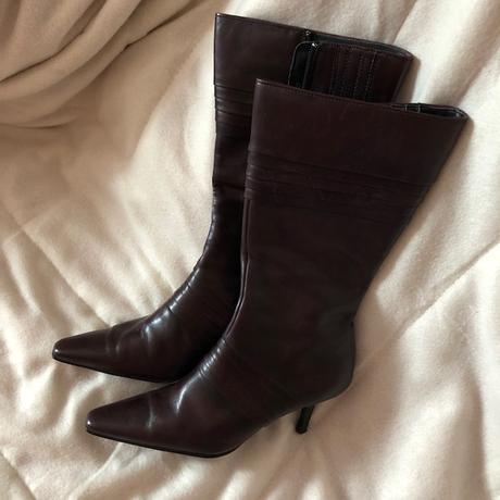 Bordo-vinove kozene kozacky 36, 36