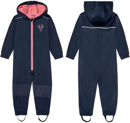 Softshellová kombinéza holčičí tmavá vel. 98/104, lupilu,98 / 104