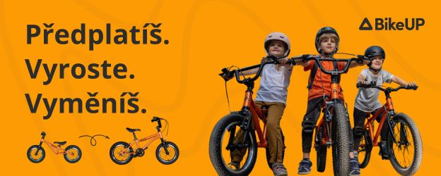 BikeUP předplatné ultralehkých dětských kol a odrážedel