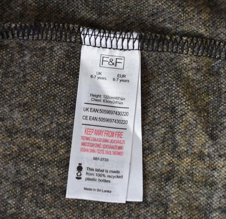 Šatovka vel. 6 - 7 let, f&f,122