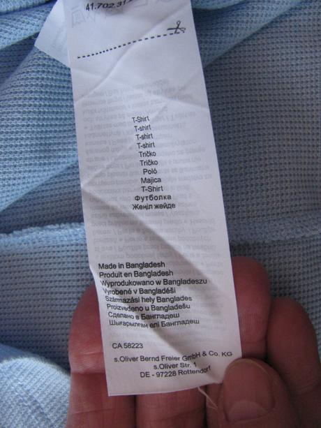 Modré bavlněné tričko s.oliver, s.oliver,m