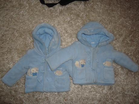 2 flísové kabátky, 86
