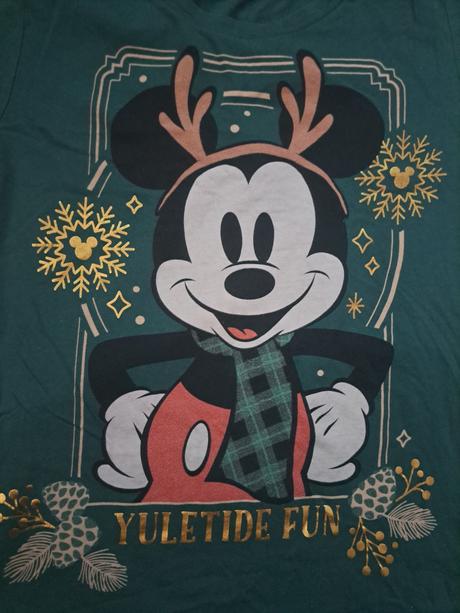 Vánoční tričko mickey mouse, xs