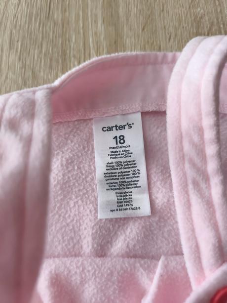 Dívčí hřejivé šatičky, carter's,86