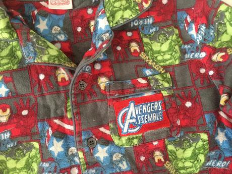 Vel. 140 pyžamový kabátek avengers, 140